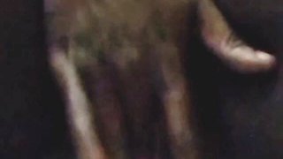 Black Old Stepmom Enjoy Masturbating on Video Call
