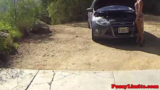 Dominated slut fucked aggressively