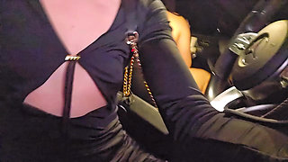 Blindfolded Foursome Just After Coming Home From a Party - Luna Doll