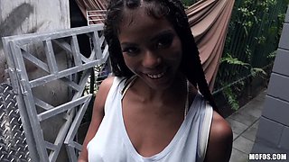 Wonderful ebony teen seductress hot adult video