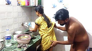 Indian Girl Has Hard Sex in Kitchen Mumbai