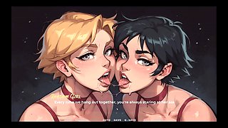 Ep.16 GF Caught Watching Threesome Porn Sharing a Big Dick with Her Best Friend!