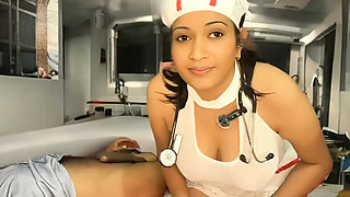 Fake Hospital Sex- Big Dick Patient Seduce and Fucked by Nurse Girl
