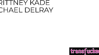 Shemale coach Brittney Kade humped guy