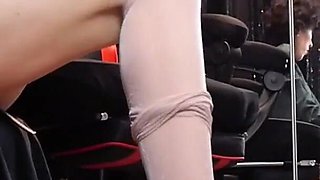 20 Denier Glitter Pink-silver Pantyhose Ita