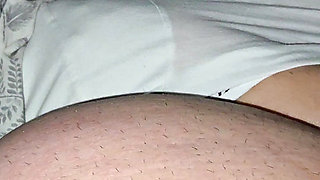 Step mom hand slip under step son underwear touching his dick
