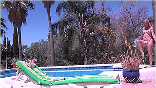 Judys - Hot Horny Milf Lynna Nilsson Gets Naughty By The Pool