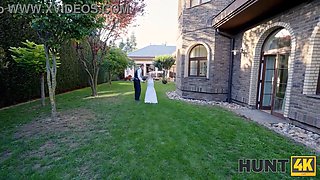 Watch Steve Q & Sarah Kay get down and dirty in wedding dress & pussy action