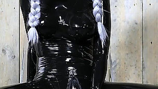 Big Boob Catsuit and a Magic Wand