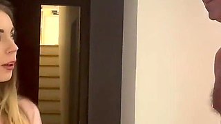 Two Slutty Girlfriends Share Older Man's Big Fat Cock (part 1)
