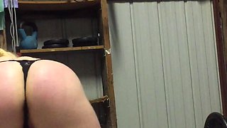 Nude Weight Lifting at Gym