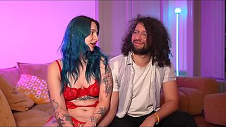 Sultry brunette gets BBC railed in front of cuckold hubby - French