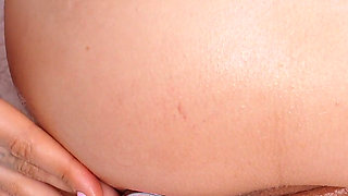 I Massage My Pussy with Oil and Fuck Myself with a Dildo - Anal Plug and Orgasm to the Point of Trembling!