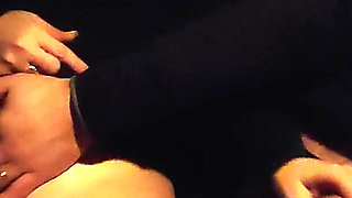 Public Sex at Night: Triple Action with Teacher, Finishes Cum in Mouth! - Misscreamy