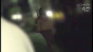 Her hands are tied, her big breasts are exposed, and her legs are spread as she is fingered.