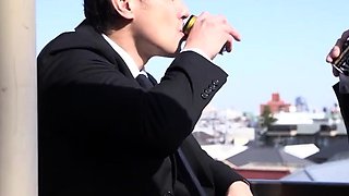 Young Japanese Prostitute Fucking With Fat OLd Pervert