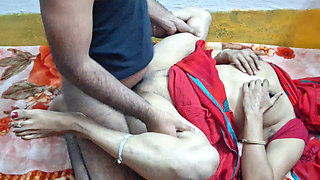 Red Saree Sister in Law Fuck by Brother in Law