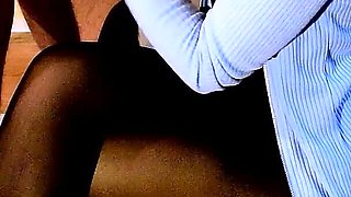 Handjob in Bodystockings