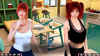 Visual novel, double homework, sexnote