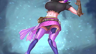 Loosing the Fight - Milky Breast expansion animation