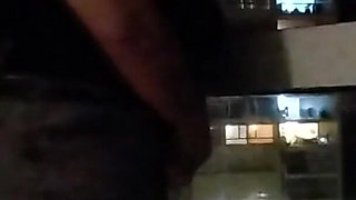 Sexy Hot Stepmother, Only Fans in Slow Motion, on the Balcony