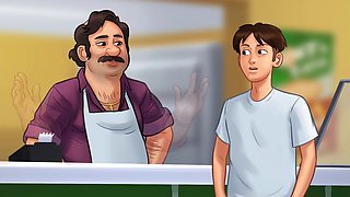 Sultry voiced mommy with big boobs gets animated