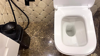 Morning Yellow Pissing Compilation in Toilet! Hairy Unshaven Pussy! Female POV!