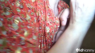 Watch Celine with big tits & natural curves get wild with Cris Angelo's hard cock