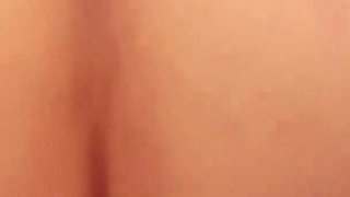 Reverse Cowgirl Riding Cock Makes Her Pussy Horny and Sensitive for Playing My Cock on Pink Vigina