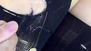 Custom video, rip pantyhose and fuck myself with a toy and get a load of sperm