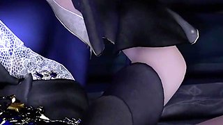 3D Big Boobs Slut Wearing Sexy Dress Got Fucked so Hard