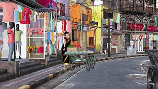 Desi Indian Bhabhi Fucked by Landlord in Front of Her Husband for House Rent