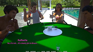 My Italian Hot Wife: Cuckold Watches His Friend Stretching His Wife's Ass with His Big Cock Then He Plays Truth or Dare - Ep.16