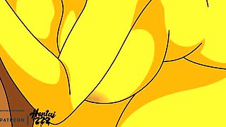 Hentai Simpsons Cheating - Marge Fucks Carl Doggystyle Creampie