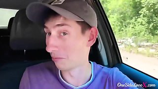 Babe Blowjob Big Dick Stranger And Cumshot In The Car