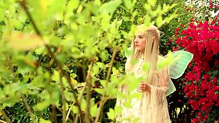 Cosplay with petite Russian teen beauty