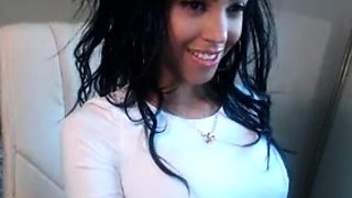 Amateur striptease and Solo masturbation
