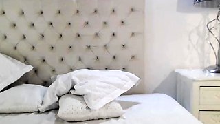 Busty brunette solo masturbation