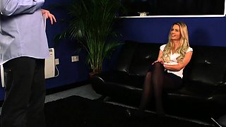 Blonde amateur milf does anal on pov camera 11