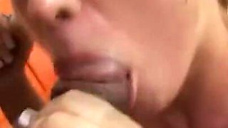 Interracial double penetration for hot nympho