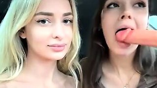 Blonde Teen Bondaged Outdoors