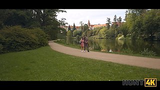 Hunt4k. blonda stunner cheated on her boyfriend and inhaled a huge dong in the backseat