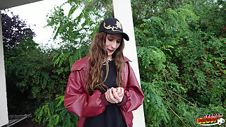 German Scout - Slim Ukrainian Girl Mari Moon Accidentally Cum in Eye at Pick up Casting Fuck