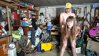 Sex in the Neighbor's Workshop!!