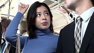 Asian student girl Asa Akira with big boobs