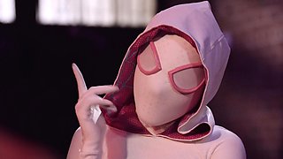 Two girls, Blake Blossom and Tyler Cruise, are having clothed sex fun.