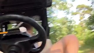 Real amateur couple outdoor ass fuck and anal creampie in hd