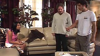 Wild Latina got double penetrated in her first casting
