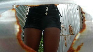 Beautiful Pussies Outdoors