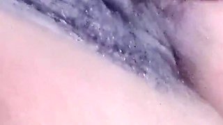 Rubbing My Extremely Hairy Pussy Amazing Moaning Orgasms